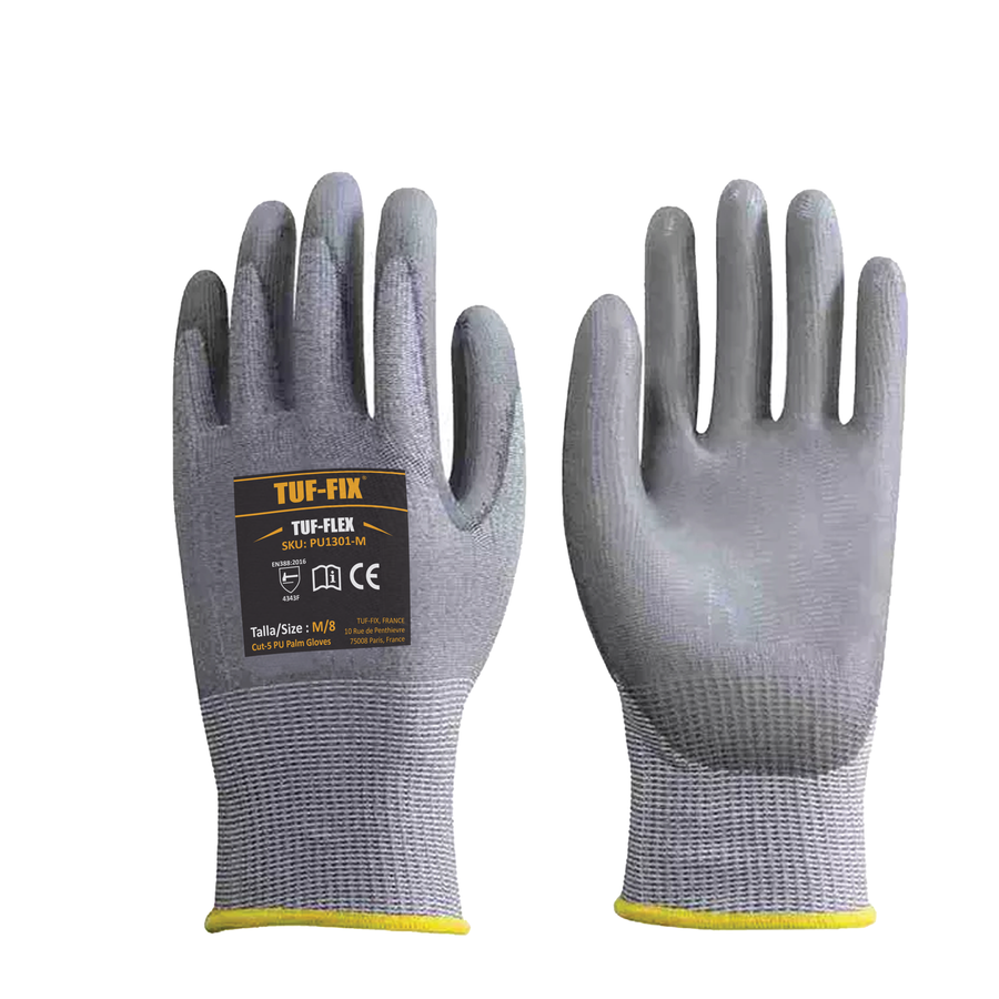 TUF-FIX PU Safety Gloves for Industrial Hand Protection