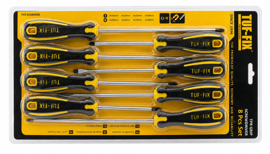 TUF-FIX THT3268008 8 PCS SET - SCREWDRIVERS
