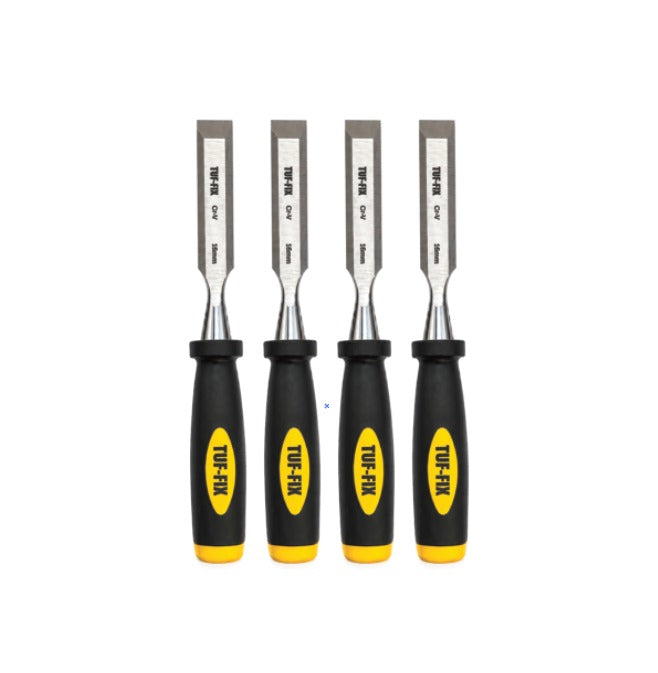 TUF-FIX THT2711004 4 PCS SET- WOOD CHISELS