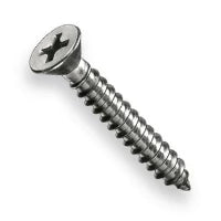 TUF-FIX TFE nickel plated countersunk self tapping screws