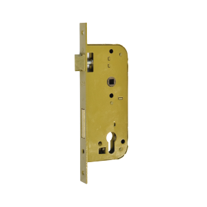 YELLOW PAINTED MORTISE LOCK