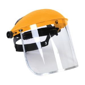 TUF-FIX FS001 Clear Face Shield Visor with Bracket