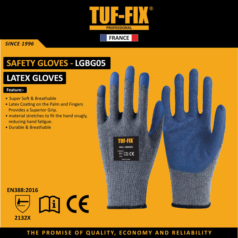 SAFETY GLOVES LATEX