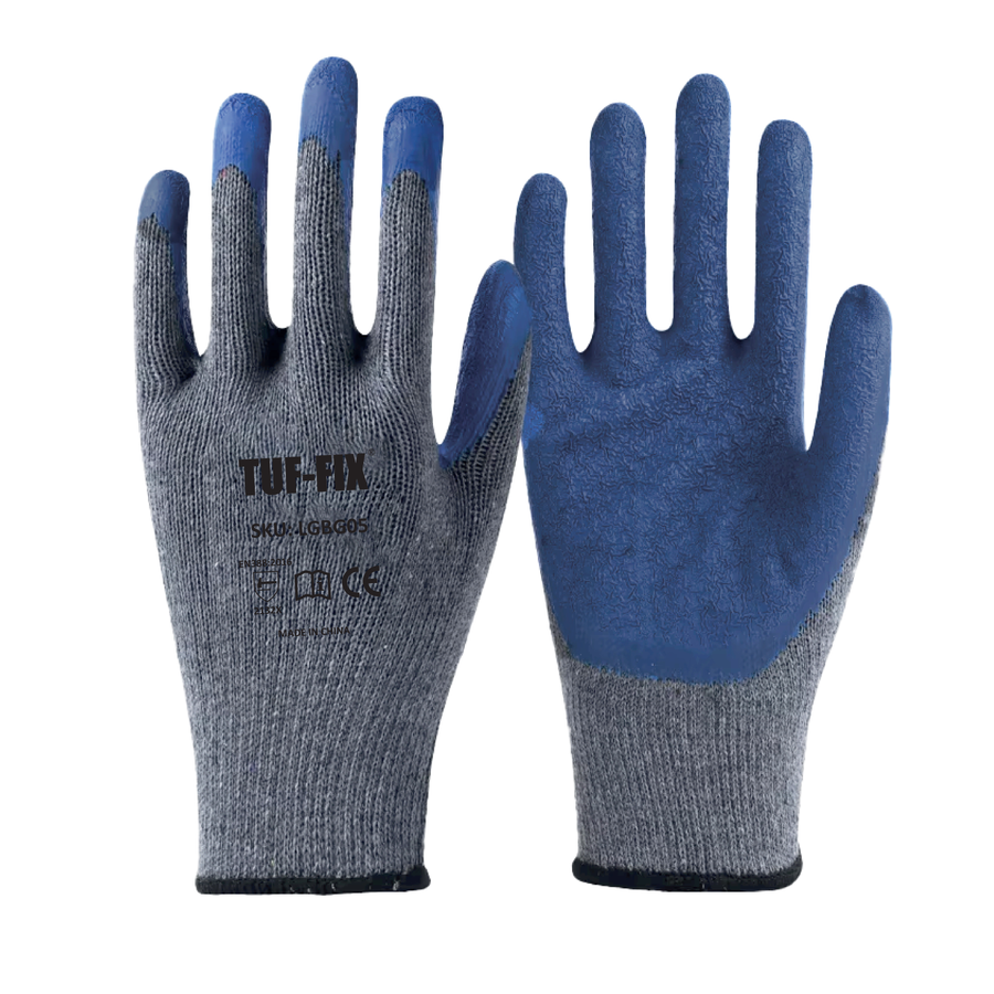 TUF-FIX LGBG Latex Coated Gloves for Industrial Hand Protection