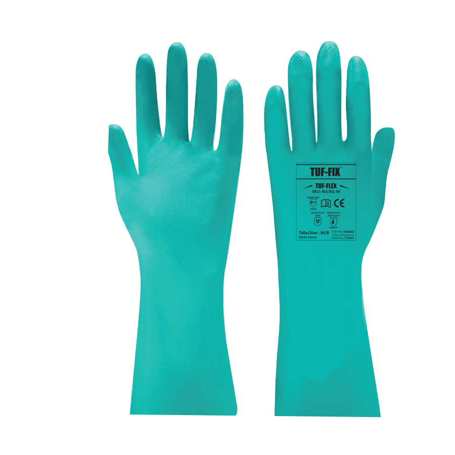 TUF-FIX NI1701 Nitrile Safety Gloves for Industrial Work