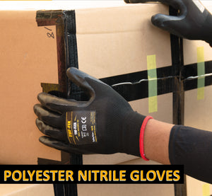 TUF-FIX NG Nitrile Coated Work Gloves for Industrial Use