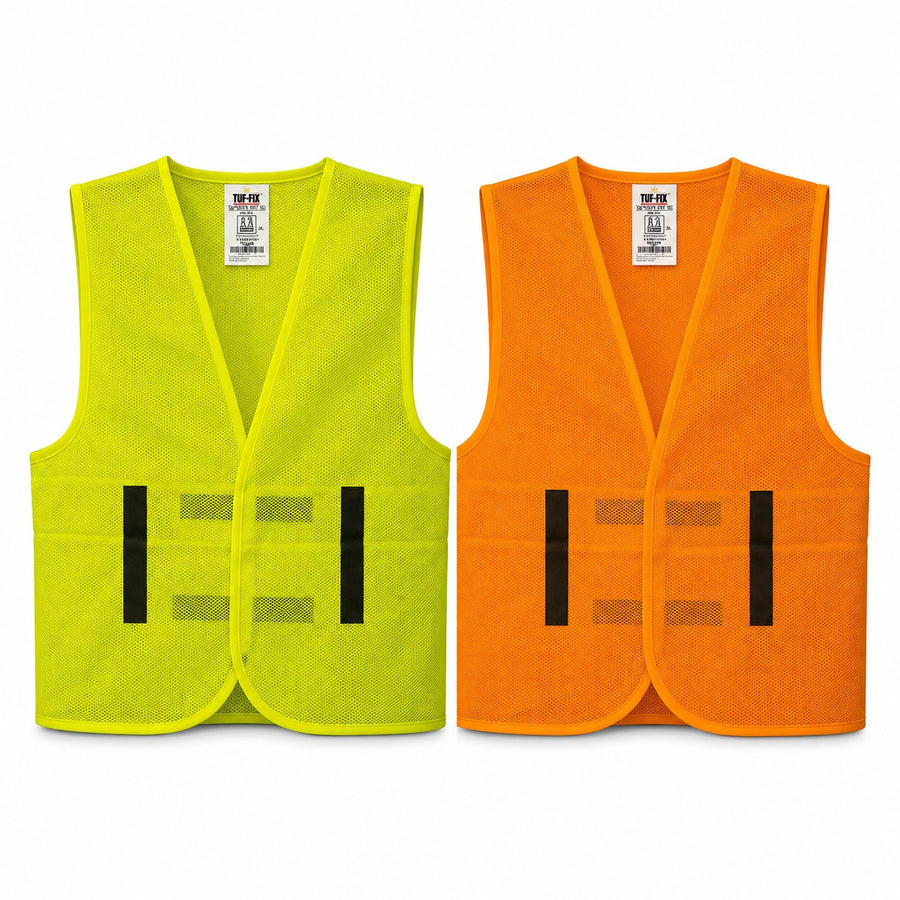 TUF-FIX Mesh Safety Jacket for Workers