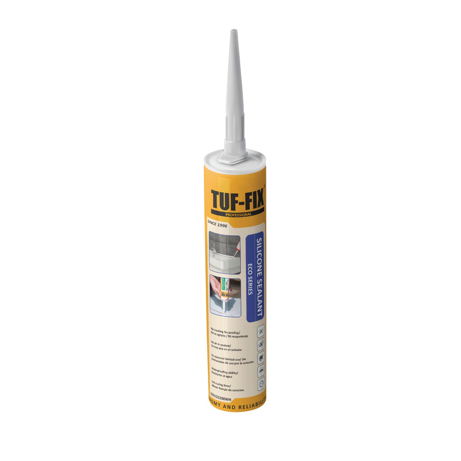 TUF-FIX SEC02200 white silicone sealant