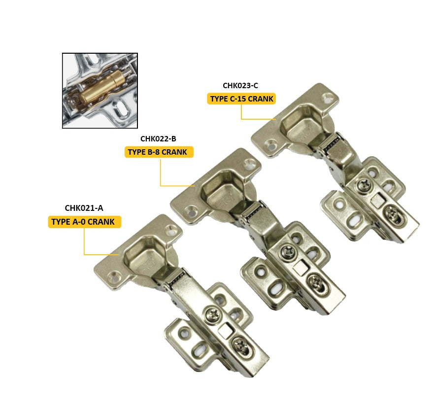 TUF-FIX CHK02 hydraulic clip-on cabinet hinges