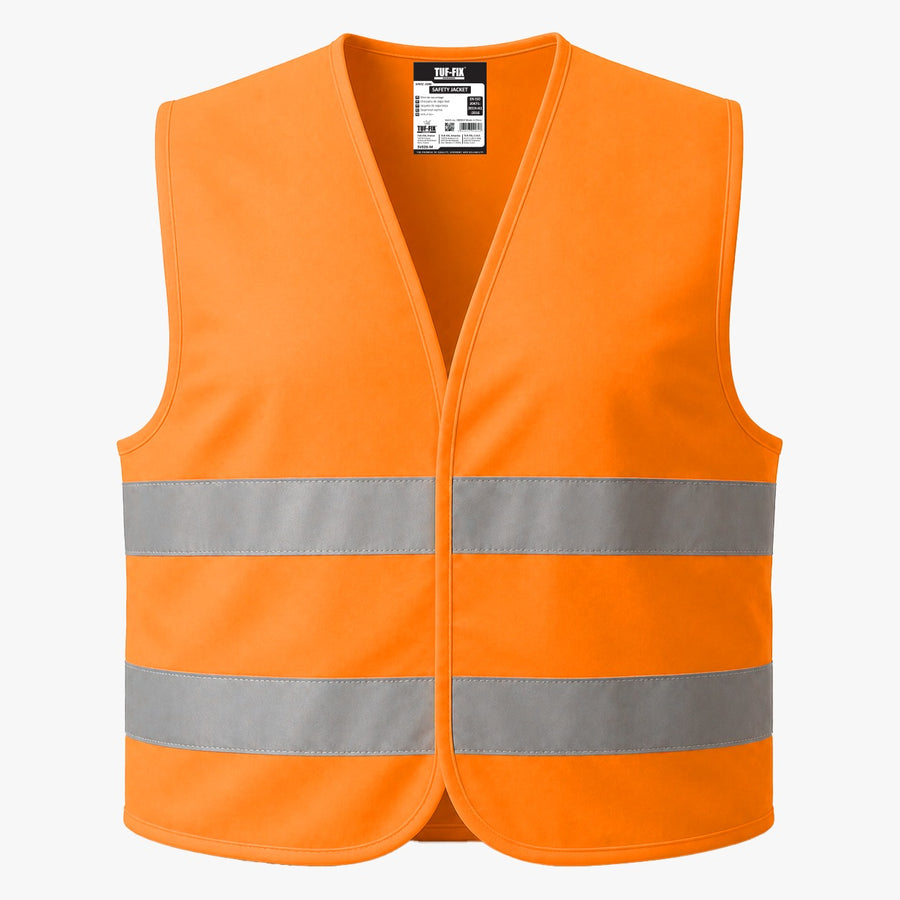 TUF-FIX SV026 Reflective Safety Jacket with Two Tapes