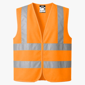 TUF-FIX SV029 Orange Safety Jacket for Workers and Engineers