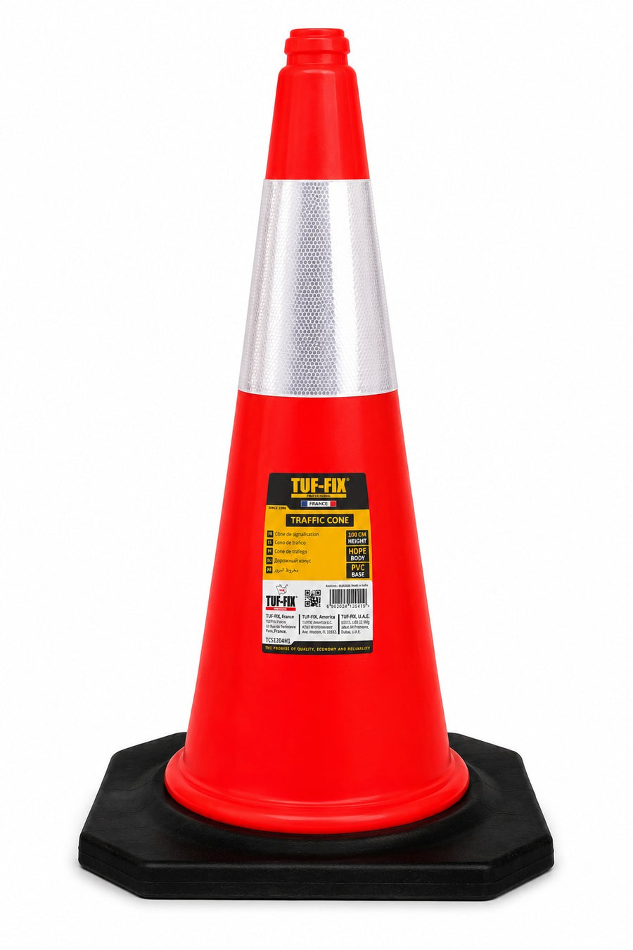 TUF-FIX TCS1204H1 Traffic Cone for Road Safety
