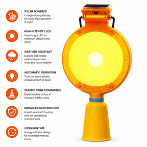 TUF-FIX TLS1359 Traffic Warning Light for Road Safety