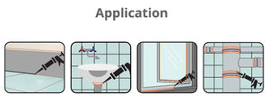 TUF-FIX waterproof silicone sealant for sealing