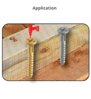 TUF-FIX WSBPP PHILLIPS BRASS PLATED WOOD SCREWS